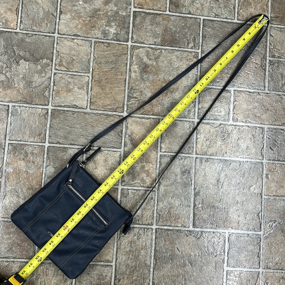 Roots 73 Pebbled Vegan Leather Purse Crossbody Bag - Picture 10 of 10